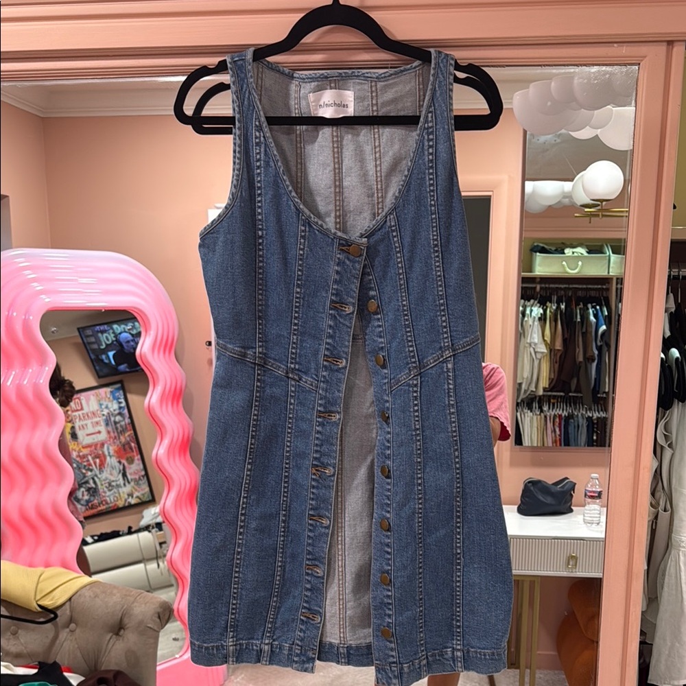N/Nicholas Light Wash Denim Fabric